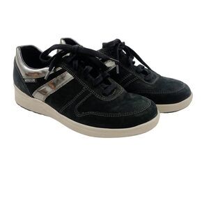 Women's Black and Silver Shoes